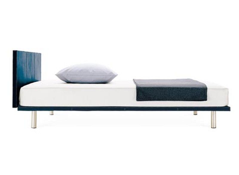 lit Milano avec tête de lit cuir