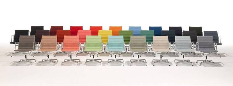 coloris tissu Hopsak fauteuil Alu Group de Vitra