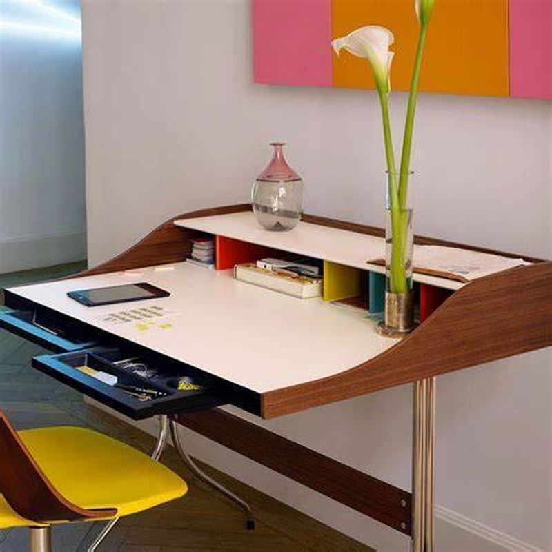 détail tiroir bureau Home desk de Vitra chez issima BDR