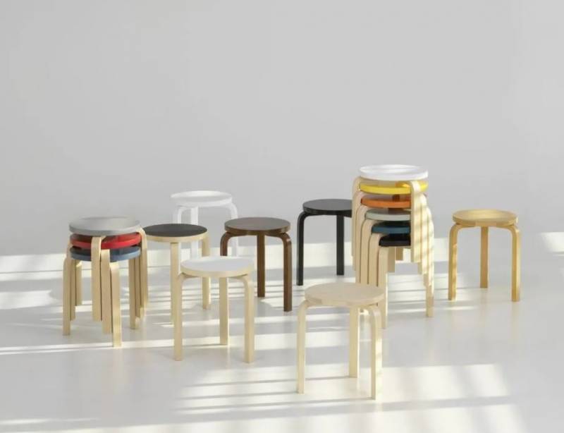 tabouret Stool 60 de Artek chez issima à Marseille